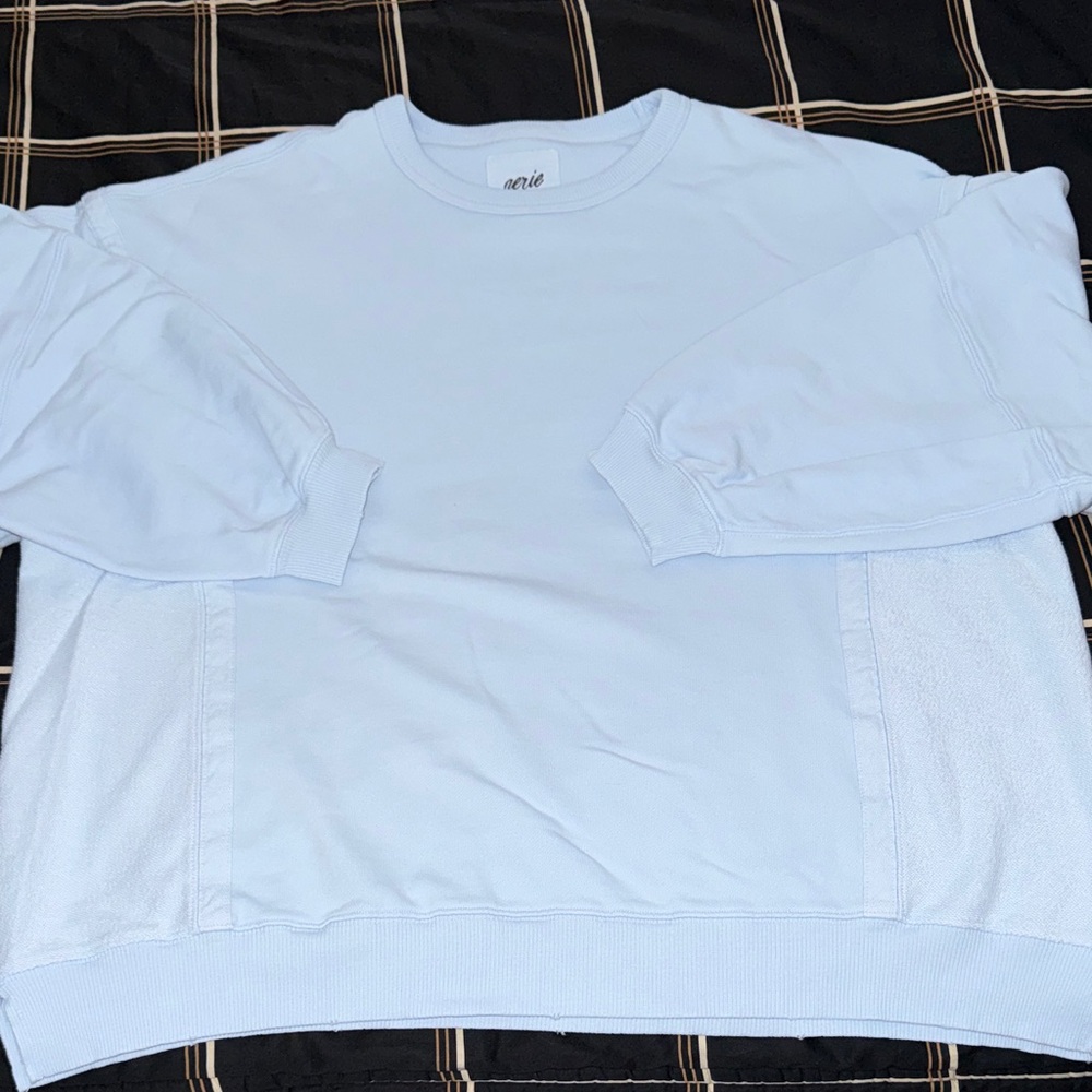 Ice Blue Aerie Crewneck Sweatshirt